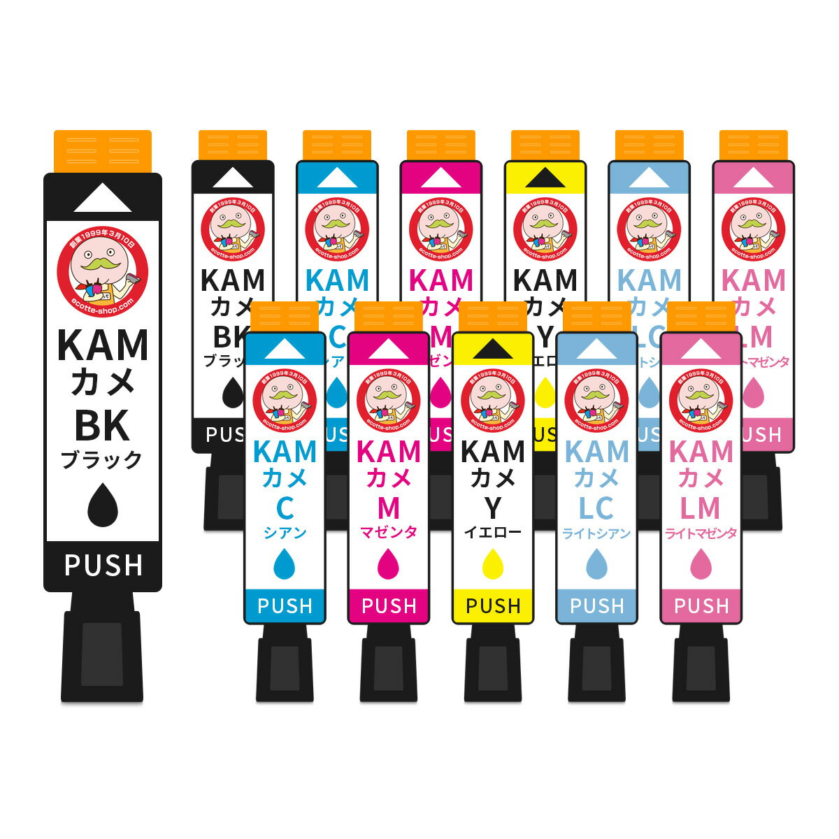 KAM-6CL-L  EPSON ץ  ץ󥿡 ߴ   62 12ĥѥå  KAM-6CL / KAM EP-884AB EP-884AR EP-884AW EP-885AR EP-885AB EP-885AW EP...