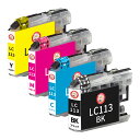LC113-4PK BR社用 互換インクカートリッジ 4色 ┃ DCP-J4215N DCP-J4210N MFC-J6570CDW MFC-J4910CDW MFC-J4510N PRIVIO NEO / PRIVIO WORKS(2)