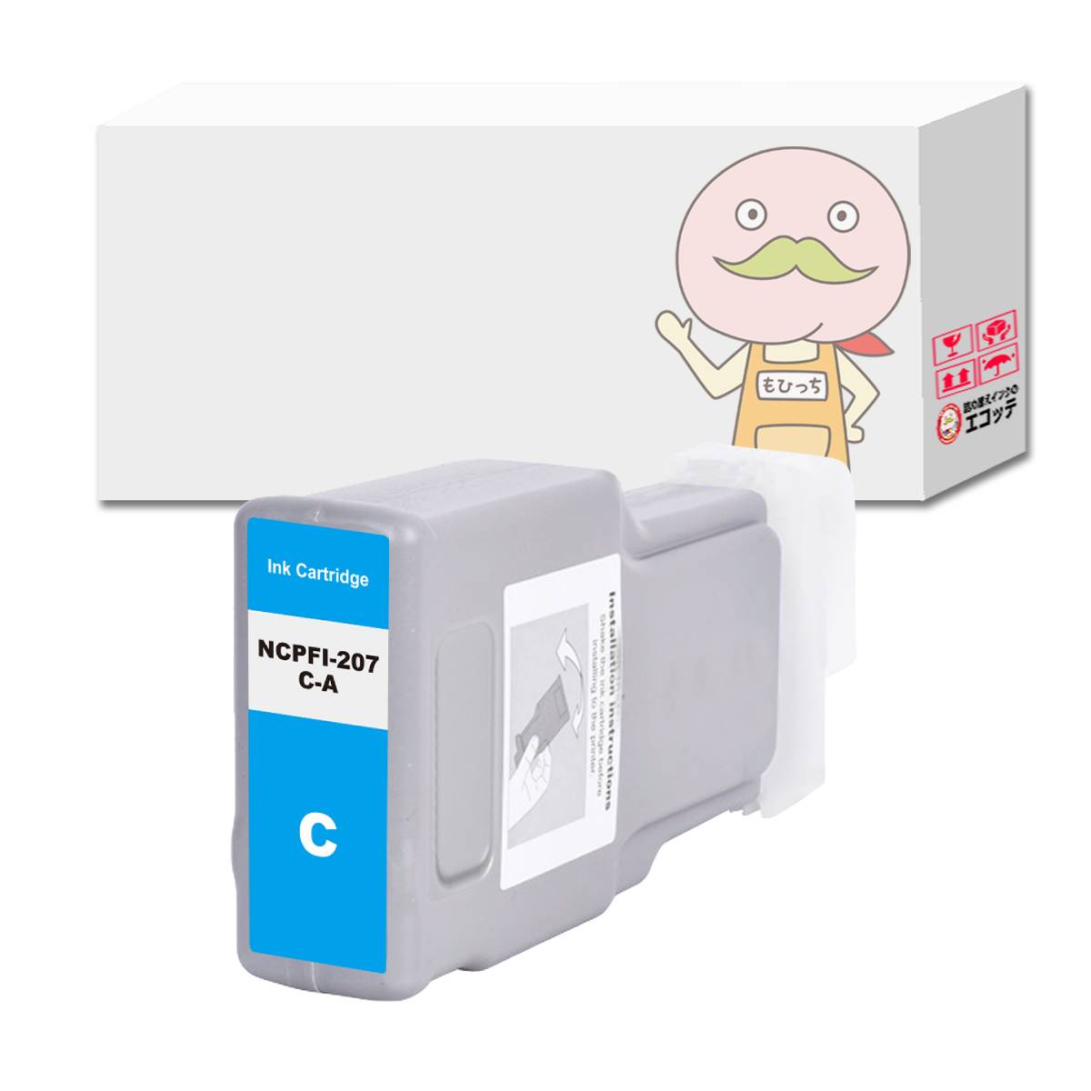 �ڲ���Υ�������Բġ� PFI-207C Canon ����Υ� �� �ץ�󥿡����� �ߴ� ������ 1�� [��Ƚ�ʥ��󥹥�����]�� pfi-207pfi 207cpfi 207bkpfi-207mpfi 207ypfi 207mbk 300mlpfi 207 ink207krr ah03 c3 pfi