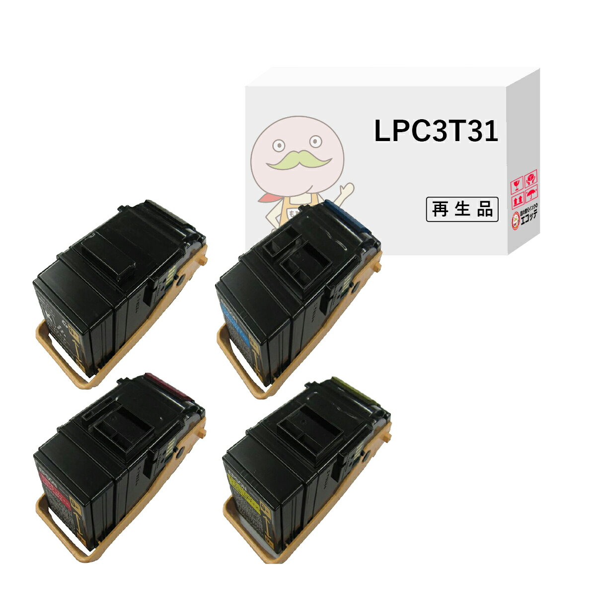 LPC3T31 ꥵȥʡ 4 ֥å (  )  ޥ  EPSON ( ץ )    yellow LP-M8040  LP-M8040A  LP-M8040F  LP-M8040PS  LP-S8160  LP-S