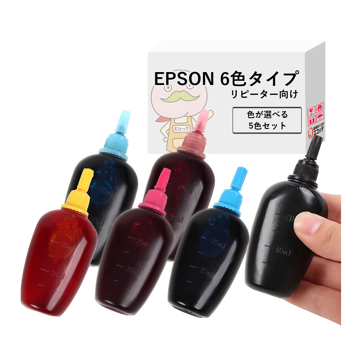 ڥԡ6ס EPSON ( ץ ) ѵͤؤ (ԡ) ٤ 30ml5  EP-885AW (KAM) EP-879AW (KUI) EP-709A (ITH) EP-713A (S