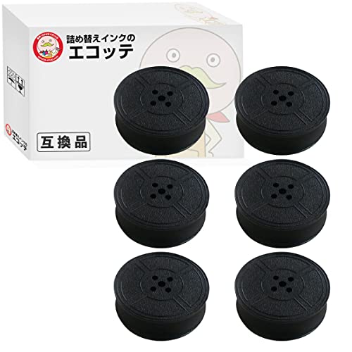 【25日!抽選でP還元】インクリボンカセット 黒 6個 Underwood ( アンダーウッド )用 ┃ インクリボン イ..