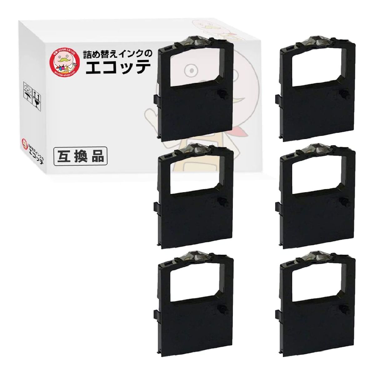 SZ-11370 インクリボンカセット 黒 6個 FUJITSU ( 富士通 )用 ┃ インクリボン インク リボンカセット インクカートリッジ プリンターインク カセットリボン 互換 互換品 交換 プリンタ ドットプリンタ ドットインパクトプリンタ 熱転写プ