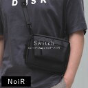 軽量 撥水 2way ショルダーバッグ ブラック メンズ レディース 斜めがけ ポーチ ウエストバッグ 小さい 通勤 通学 NoiR Switch