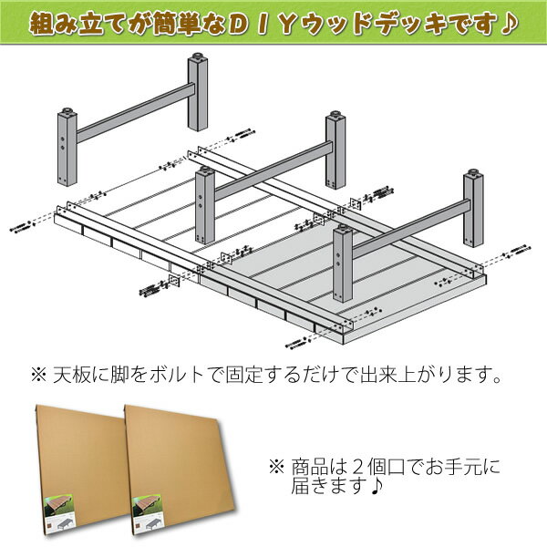 �͹��ڥ��åɥǥå�������1800��900mm�� DIY �֤����� ��ñ�ǥå� �͹��ڥǥå� ��