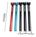UPANBIKE 自転車 シートポスト アルミニウム合金 φ27.2 30.9 31.6mm*400mm エクストラロング ために マウンテンバイク (ブラック...