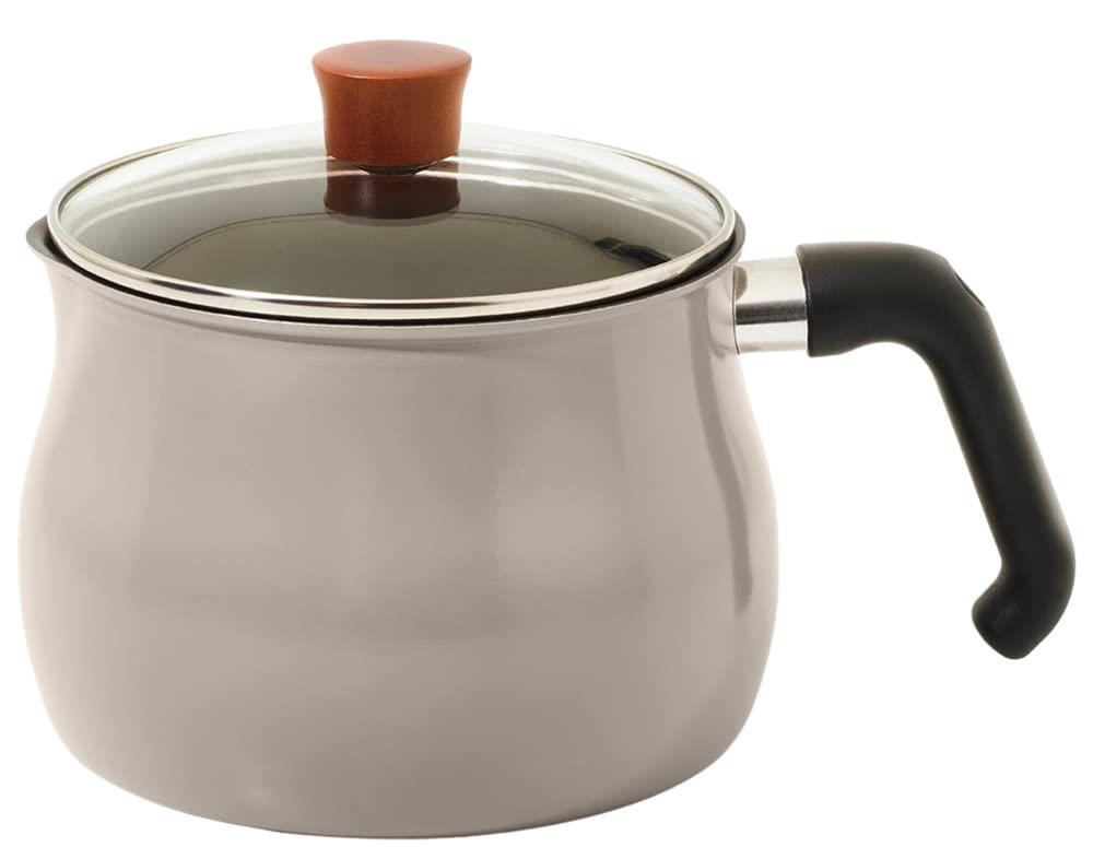 和平フレイズ マルチポット Lサイズ 16cm 3L (3~4人用) ウォームグレー 7つの使い方 煮る 茹でる 沸かす 炊く 炒める 揚げる 和える IH対応 ふっ素樹脂加工 トゥーメイ ドルチェ To May dolce RB-2170