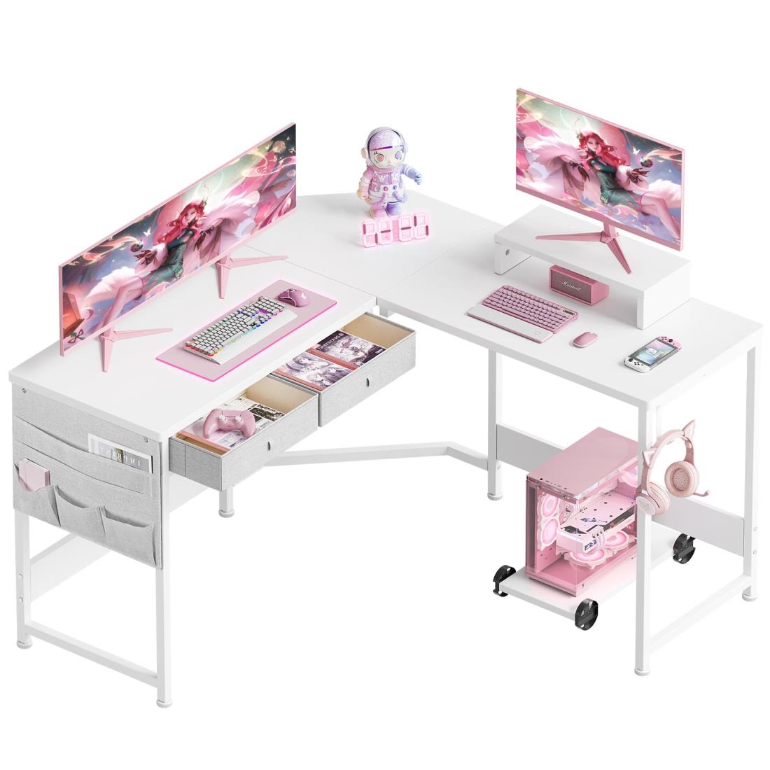 YeTom l字デスク 机 125cm x 125cm パソコ