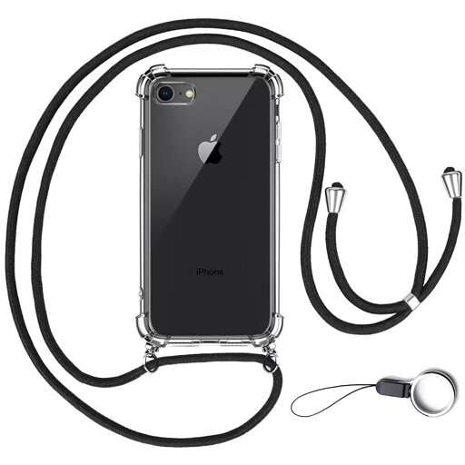 OJBSEN i Phone SE 3/2 用ケース アイフォンSE 第3/2世代 i Phone7/8 用カバー ストラップ2種付き 調節可能な ショルダー 肩がけ 首掛け 紐付き 薄型 透明 PC + 軽量 シリコン TPUバンパー 耐衝撃 傷防止 全面保護 ストラップホール付き 米軍MIL規格 対応 アイフォン SE3/S OJBSEN i Phone SE 3/2 用ケース アイフォンSE 第3/2世代 i Phone7/8 用カバー ストラップ2種付き 調節可能な ショルダー 肩がけ 首掛け 紐付き 薄型 透明 PC + 軽量 シリコン TPUバンパー 耐衝撃 傷防止 全面保護 ストラップホール付き 米軍MIL規格 対応 アイフォン SE3/S