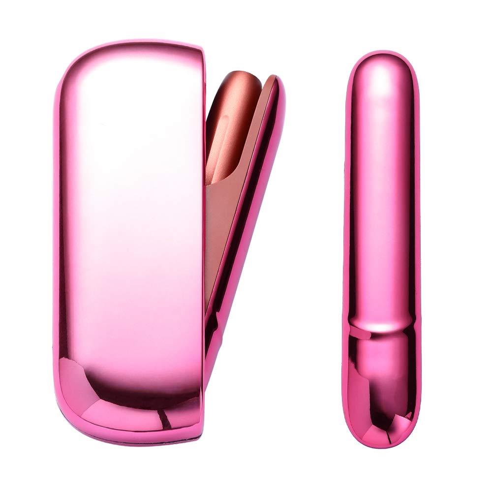 Vimili 電気鍍金 IQOS3.0と3 DUO用ケース+ドアカバー スーツ のアイコス 3 ＆アイコス 3 DUO対応 使用できる(ピンク)