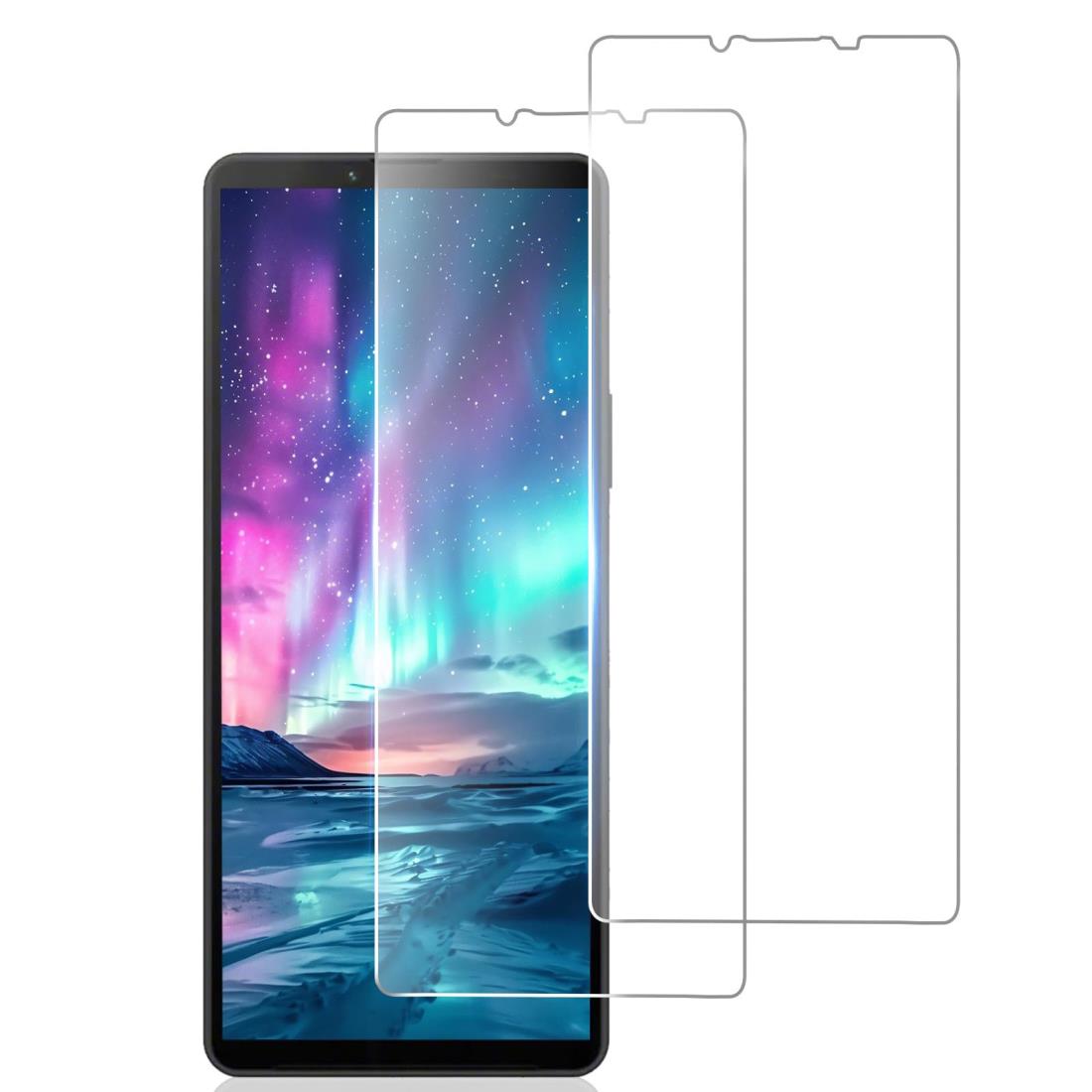 【2枚入り】 Xperia5 V ガラスフィルム SO-53D 用 SOG12 用 フィルム エクスペリア5 マーク5 強化ガラス エクスペリア5V 液晶 保護フィルム 【高透過率/気泡ゼロ/干渉しない/貼り付け簡単/指紋防止/硬度9H】