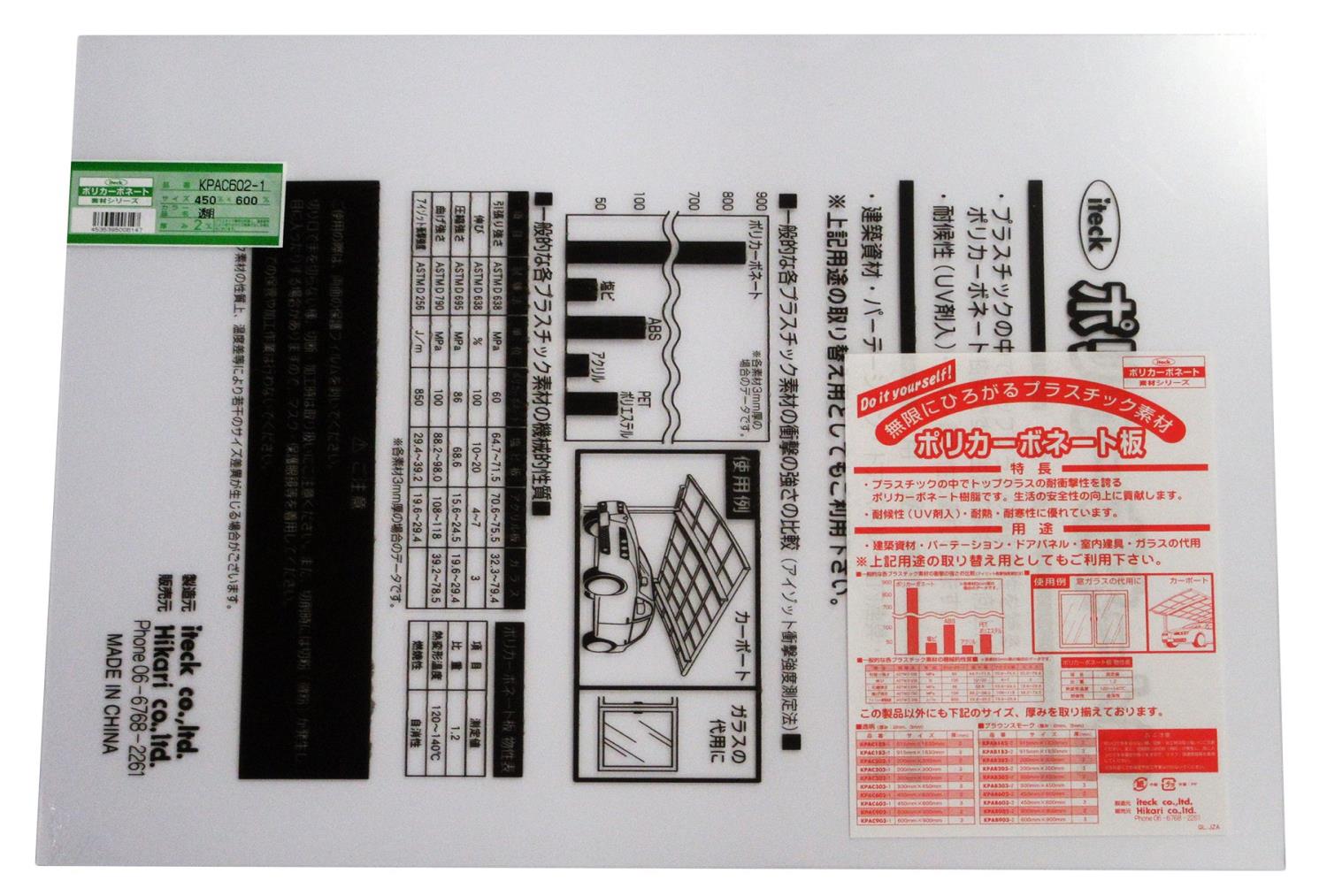 (Hikari)  ݥꥫܥ͡ȼ(UV) Ʃ 4506002mm 00869077-1 KPAC602-1