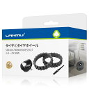 LANMU ルンバ タイヤ ゴム タイヤホイール アイロボット ルンバ500 600 700 800 900シリーズ用 ルンバ タイヤ 交換用 IROBOT ROOMBA掃除機専用 ゴムタイヤ ルンバE5 I7 I7+ S9 に対応 ルンバ前輪 フロントキャスター付き クリーニングブラシ付き 滑り止め 接着性 組み立て簡(2)
