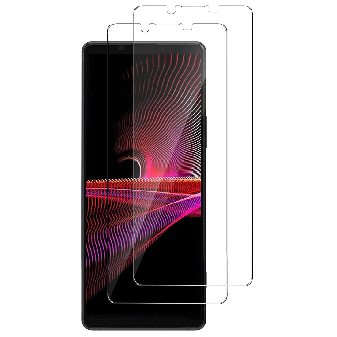 【2枚入り】 Xperia1 III 用 ガラスフィルム SOG03 SO-51B フィルム エクスペリア 1 マーク3 強化ガラス 液晶保護フィルム 【気泡ゼロ/干渉しない/貼り付け簡単】