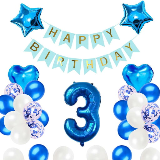3歳誕生日 バルーン 風船 飾り付け セット ブルー 数字バルーン3 HAPPY BIRTHDAYガーランド ハート風船 紙吹雪風船 バースデーバルーン子供 風船 男の子 女の子 ブルー 祝い バースデー お祝い 飾り 記念日 部屋 撮影 3歳誕生日 バルーン 風船 飾り付け セット ブルー 数字バルーン3 HAPPY BIRTHDAYガーランド ハート風船 紙吹雪風船 バースデーバルーン子供 風船 男の子 女の子 ブルー 祝い バースデー お祝い 飾り 記念日 部屋 撮影