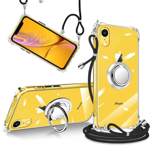 i Phone xr ケース ク リア 透明 リング付き ショルダー 調節可能 肩がけ 首掛け 紐付き 斜めがけ スマホケース アイフォンxr ケース シリコン TPU ストラップホール付き 耐衝撃 傷防止 全面保護 カバー (i Phonexrケース ク リア) i Phone xr ケース ク リア 透明 リング付き ショルダー 調節可能 肩がけ 首掛け 紐付き 斜めがけ スマホケース アイフォンxr ケース シリコン TPU ストラップホール付き 耐衝撃 傷防止 全面保護 カバー (i Phonexrケース ク リア)