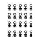 YFFSFDC ロッドガイド 釣り竿ガイド ステンレス 20点セット 1.1mm~3.0mm 修理・交換・補修用キット