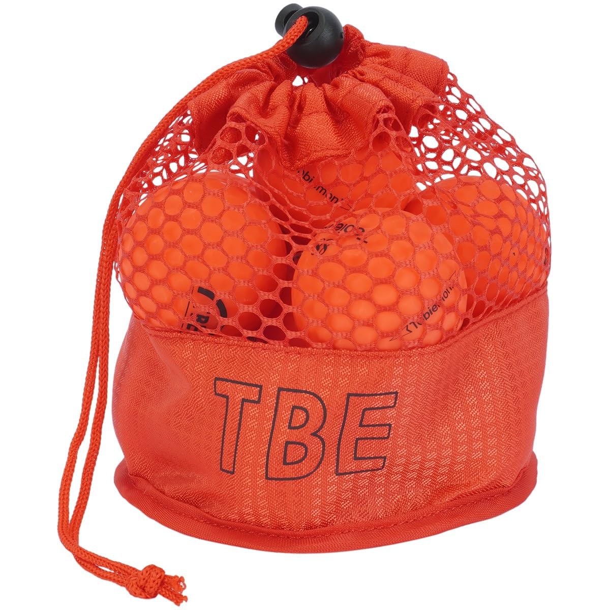 飛衛門 (トビエモン) TOBIEMON R＆A公認球 12球 蛍光マットボール メッシュバッグ入 ゴルフボール (レッド)