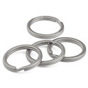 TISUR チタン キーホルダー キーリング メンズ 軽量 二重リング (20mm/4個入り)
