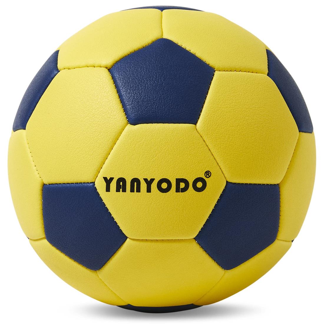 YANYODO ハンドボール 3号球 練習用 ソフトハンドボール 屋外 レーニングボール 大人 一般/大学/高校用 ボール マイクロファイバ合成皮革 直径18cm