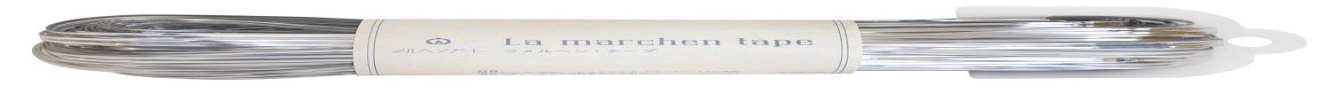 メルヘンアート ラ メルヘン・テープ 5mm 150g 約30m Col.184 レーシーシルバー 1玉