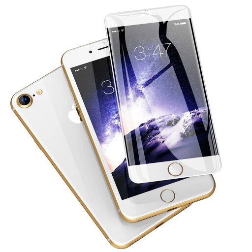 【2枚セット】 i Phone7 ガラスフィルム 全面 保護 i Phone8 ガラスフィルム アイフォン7 保護フィルム あいふおん8 ガラス iphone7 画面保護シート 液晶フィルム 【高透過率で/iphone8/iphone7 用 フィルム/ホワイト】 【2枚セット】 i Phone7 ガラスフィルム 全面 保護 i Phone8 ガラスフィルム アイフォン7 保護フィルム あいふおん8 ガラス iphone7 画面保護シート 液晶フィルム 【高透過率で/iphone8/iphone7 用 フィルム/ホワイト】