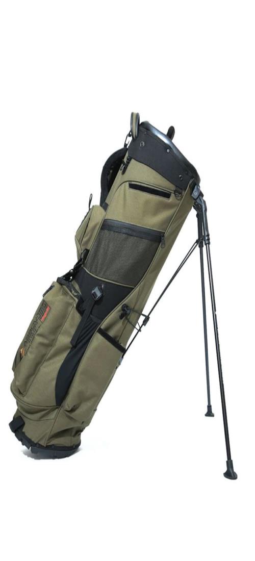 AS2OV アッソブ CORDURA FINE TEX CADDY BAG GOLF SERIES キャディーバッグ ゴルフシリーズ (KHAKI)