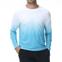 Hyzhwl ラッシュガード メンズ 長袖 水着 tシャツ UPF50+ 接触冷感 uvカット紫外線対策 水陸両用 速乾 通気 スポーツ 海水浴 サーフィン服 日焼け予防