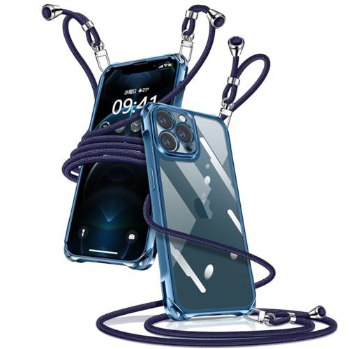 i Phone 12 Pro ケース ク リア ショルダー i Phone12Pro スマホケース アイフォン12Pro カバー 肩掛け 斜めかけ 縄掛けケース 透明 薄型 軽量 TPU 携帯ケース 紐付き 斜めがけ 織りストラップ付き 長さ調整可能 取り外し可能 落下防止 紛失防止 ワイヤレス充電対応(ブルー) i Phone 12 Pro ケース ク リア ショルダー i Phone12Pro スマホケース アイフォン12Pro カバー 肩掛け 斜めかけ 縄掛けケース 透明 薄型 軽量 TPU 携帯ケース 紐付き 斜めがけ 織りストラップ付き 長さ調整可能 取り外し可能 落下防止 紛失防止 ワイヤレス充電対応(ブルー)