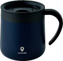 カクセー(Kakusee)CC-19 ココカフェ蓋付き真空二重マグカップ300ml ネイビー