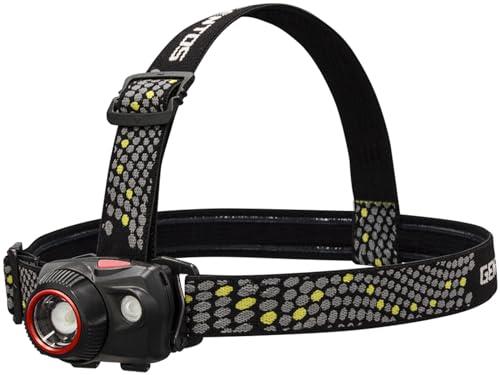 GENTOS(ジェントス) LED ヘッドライト 【明るさ450ルーメン/実用点灯3.5時間/耐塵/防滴】 単4形電池3本または専用充電池(別売り)使用 ダブルスター WS-643HD