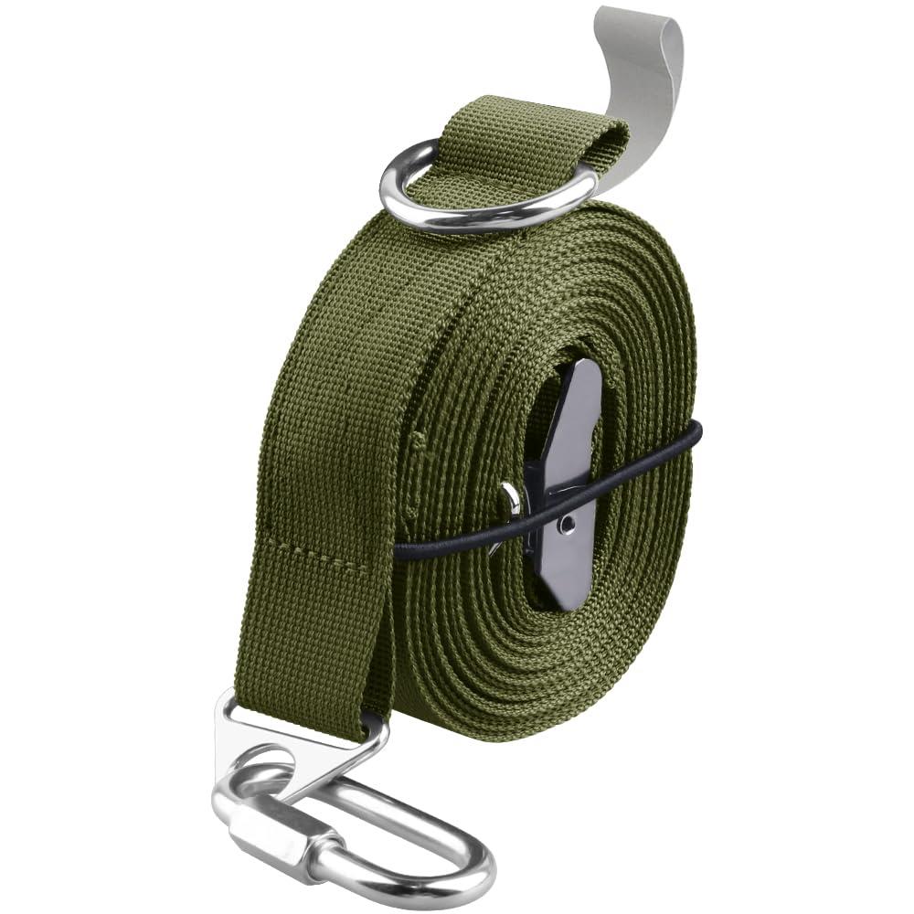 NOCNEX 小川張り タープ 延長ベルト セッティングテープ ワンタッチ長さ調整 高強度 耐荷重200kg 収納..