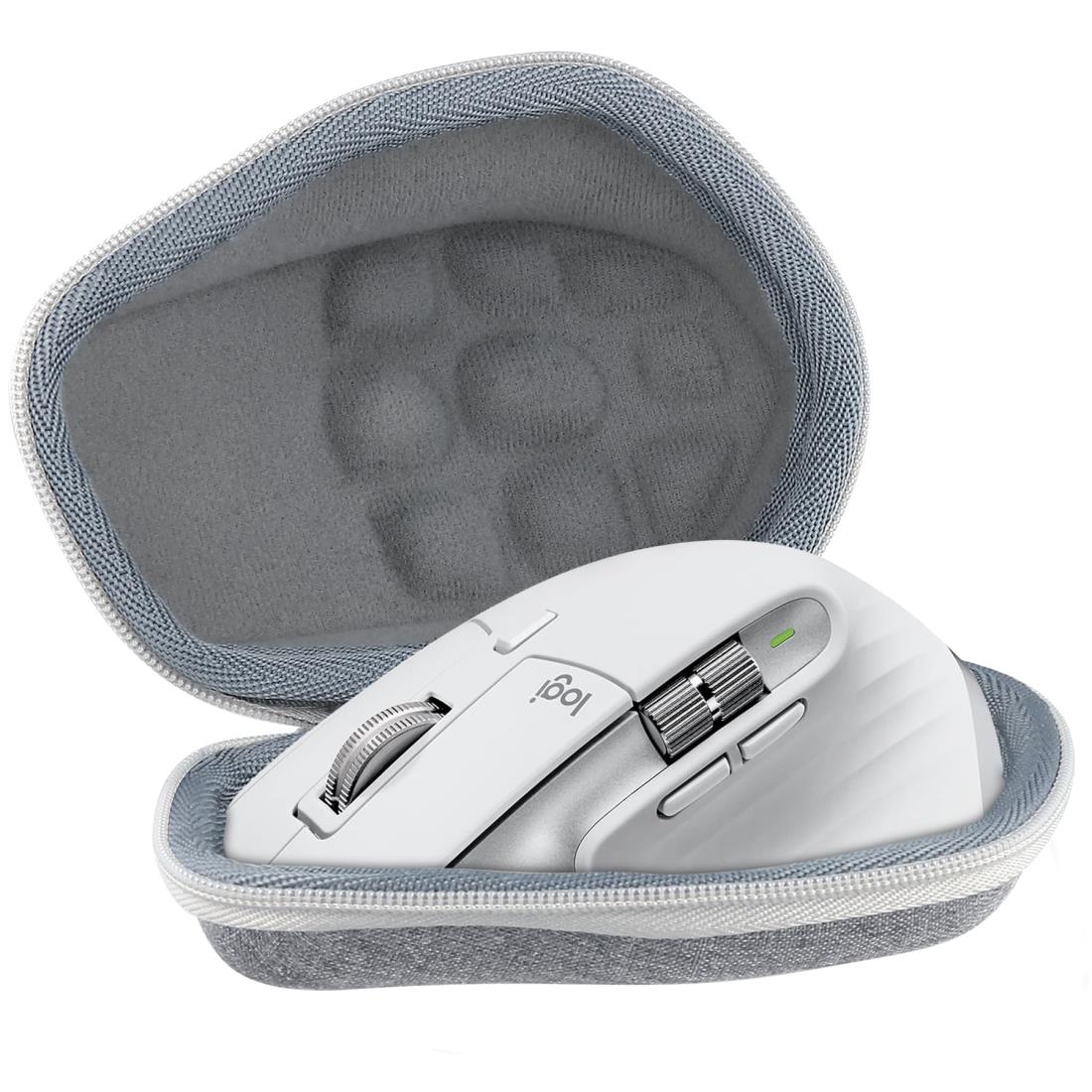 (ケースのみ)ロジクール Logicool MX MASTER3s MX2300/MX MASTER 3 MX2200/MX MASTER 2S MX2100CR アドバンスド ワイヤレス マウス グレー 専用収納ケース-Aenllosi