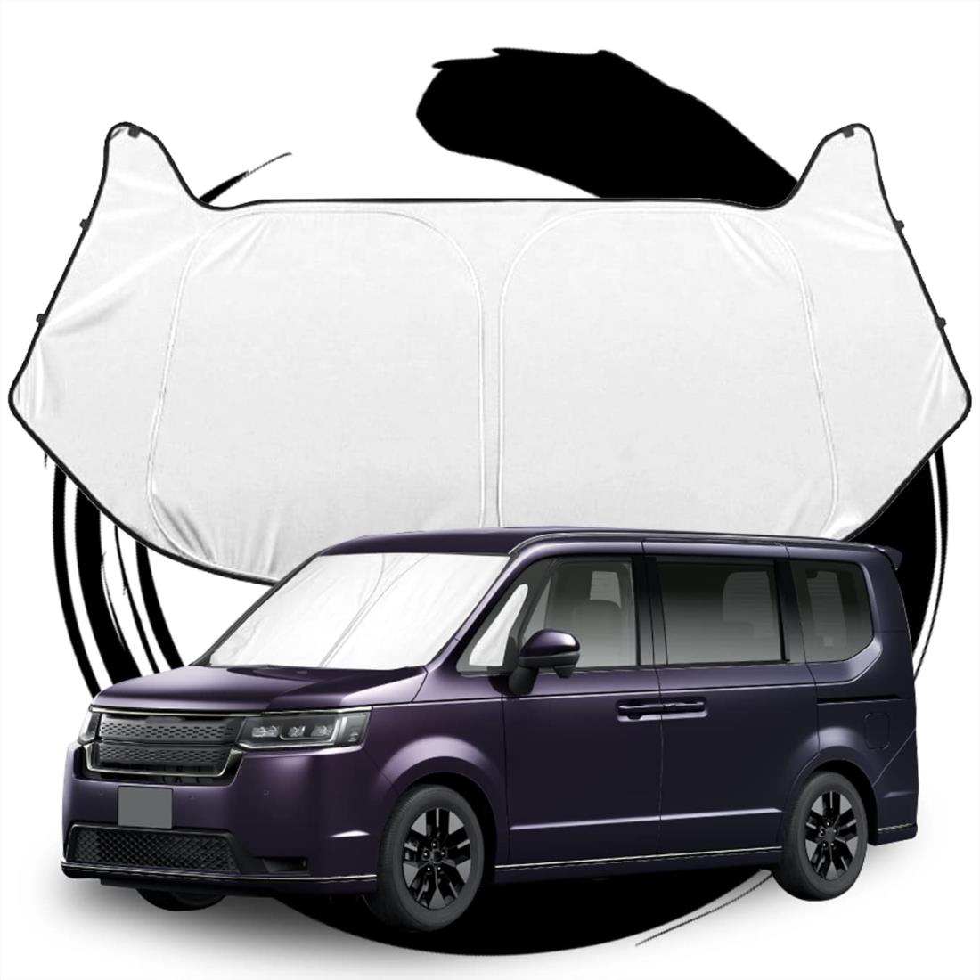 ruiya 改良済み 2022新型 ホンダ ステップワゴン 6代目 RP6 RP7 RP8 専用 サンシェード フロントガラス用 パラソル RP系 ステップワゴ...