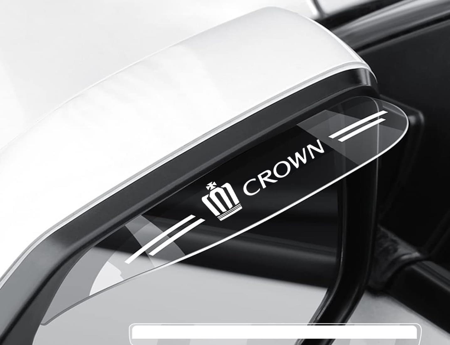 クラウン サイドミラー雨雪防止シールド 220系 210系 200系 180系 170系 透明 (クラウン)