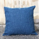 YunJeude クッションカバー 55x55cm 北欧 2枚セット おしゃれ 可愛い リネン 亜麻 無地 シンプル ファスナー インテリア 家庭装飾 車 部屋...