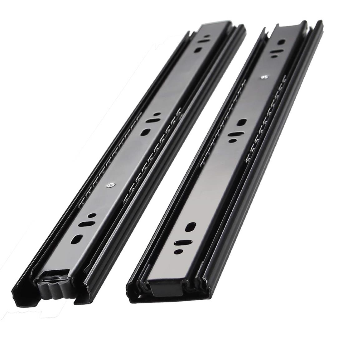 SHUHANG 引き出しスライドレール 500mm 3段かんぜんな拡張 スライドレール 耐荷重45kg 2本入(ペア)