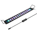 hygger 水槽ライト 10段階明るさ調整 水槽用 照明 ledライト アクアリウムライト 防水 6H/8H/12Hタイマー 水草 育成 熱帯魚 観賞魚 飼育 3照明モード 40-65CMの水槽対応 (16W)