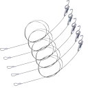 リッセイ ピクチャーレール 耐荷重約20kg 自在金具付 径2.0mm (全長1.5m/5本セット)