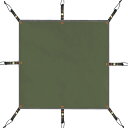 Farfly テントシート 防水加工 耐水圧3000mm グランドシート 厚手 アウトドア キャンプ 登山 ハトメつき 取付簡単 収納袋付き (アーミーグリーンL(300*300cm))