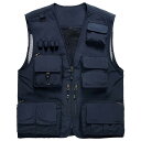 Hilarocky (ヒラロキ) メンズ メッシュベスト カメラマンベスト フィッシングベスト 多機能 ジャケット 通気 アウトドア XXXL