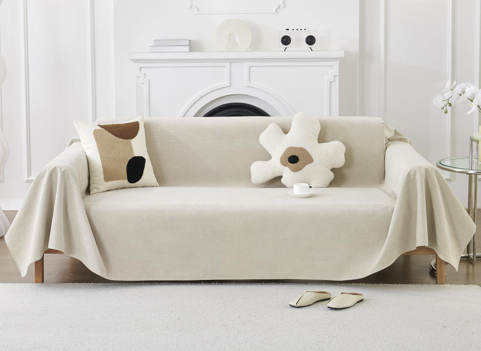 HomeFirst ソファーカバー 犬猫対策 北欧風 マルチカバー 長方形 撥水加工 ソファカバー 2人掛け 3人掛..
