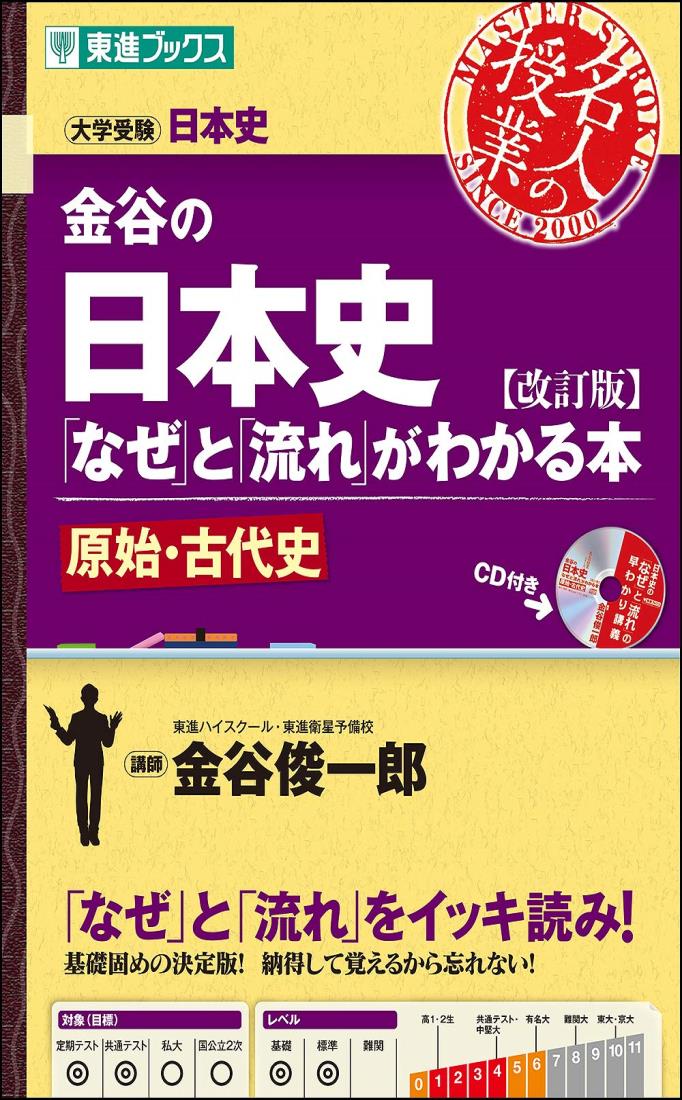 金谷の日本史なぜと流れがわかる本【改訂版】 原始・古代史 (東進ブックス 大学受験 名人の授業)