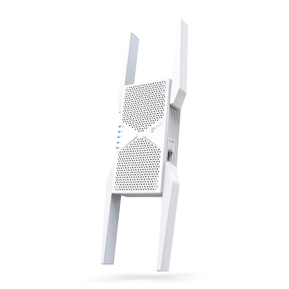 TP-Link WiFi BE9300規格 5760Mbps(6GHz) + 2880Mbps (5GHz) + 688Mbps (2.4GHz) 中継機 RE655BE