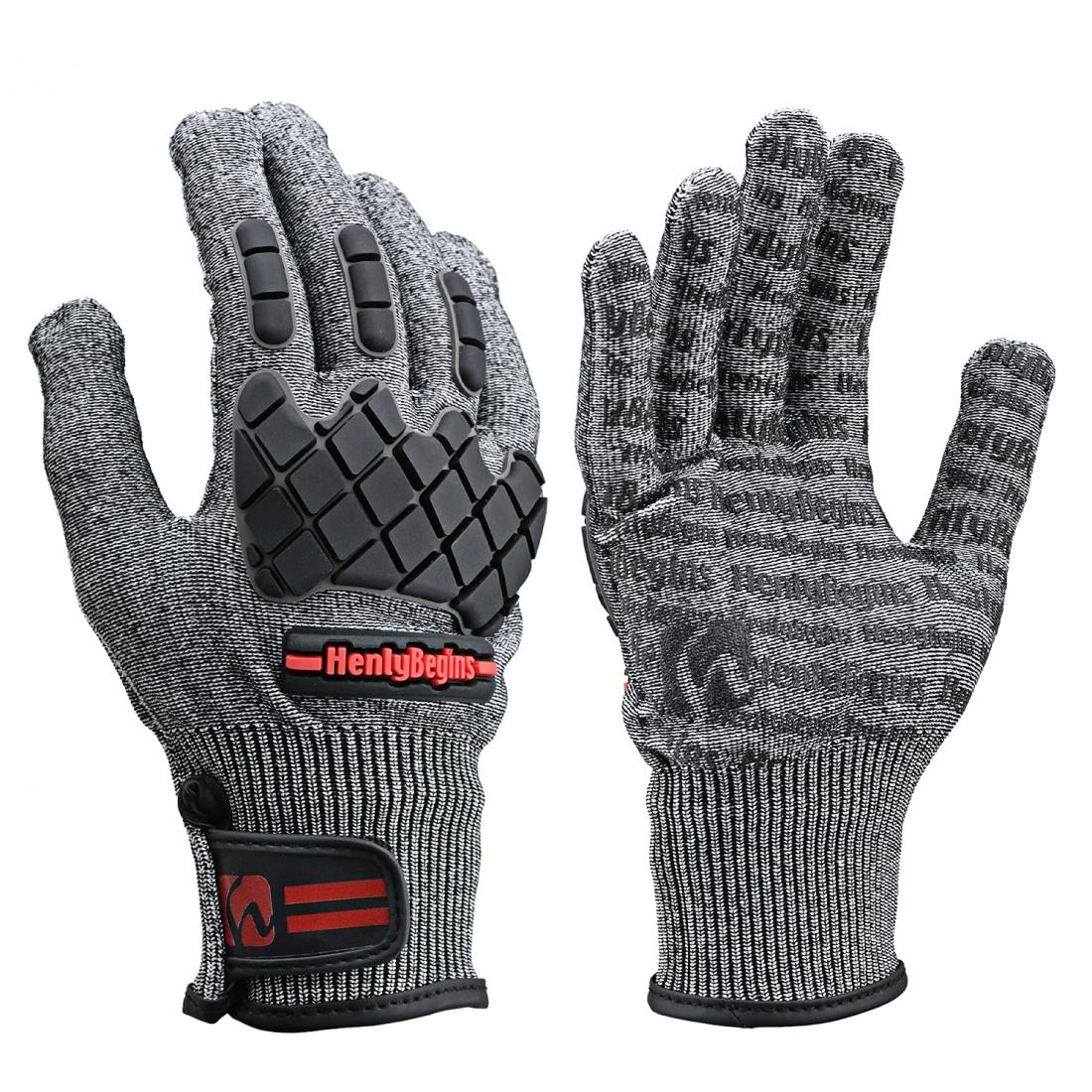 デイトナ(Daytona) バイク用 グローブ 春夏秋 耐摩擦性 ソフトプロテクター 耐切創グローブ HBG-060 ブラック/レッド Lサイズ 19980(2)