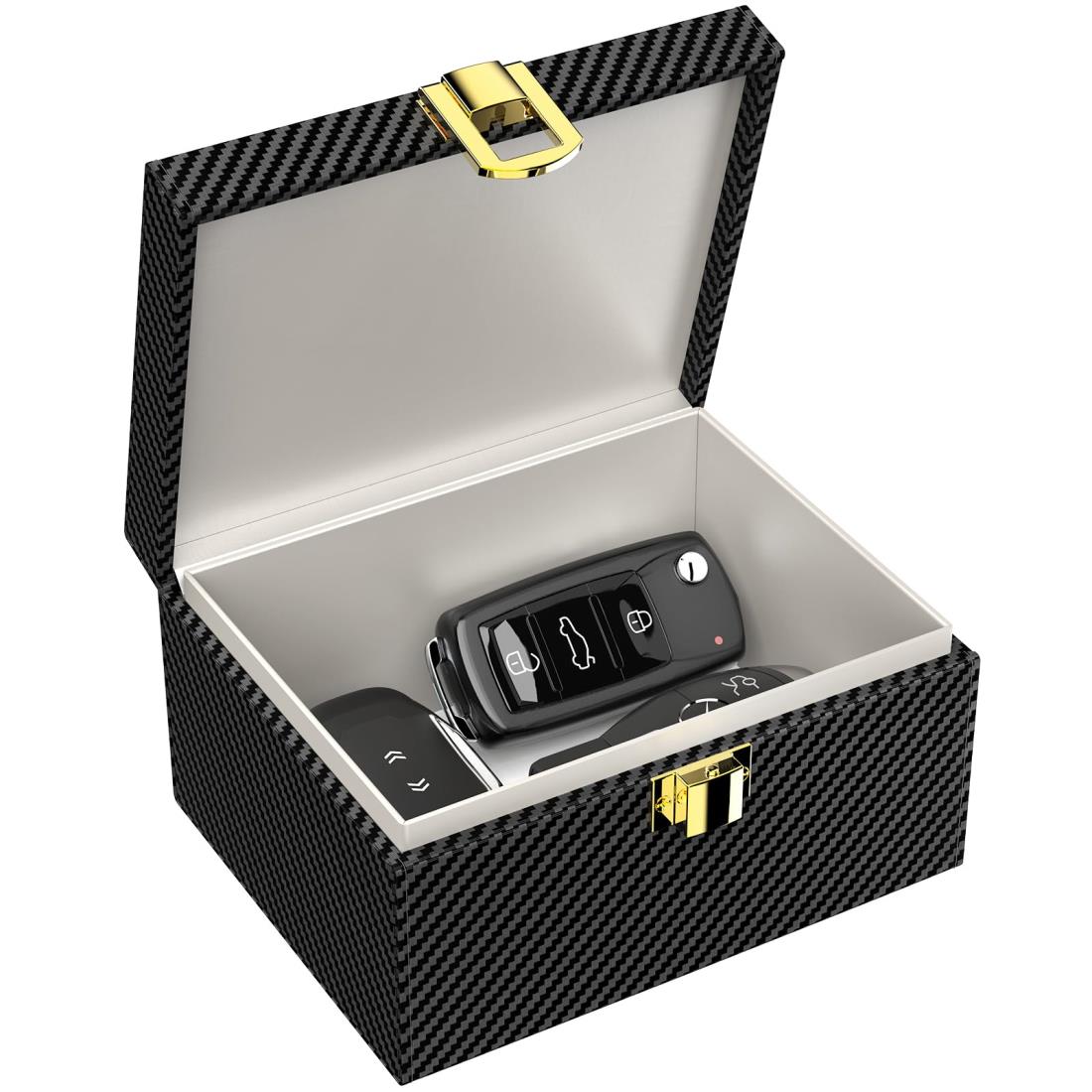 SAMFOLK リレーアタック防止用キーケース リレーアタック防止ボックス スマートキー収納 電波遮断キーケース 信号遮断ケース リレーアタック対策 リレーアタ...