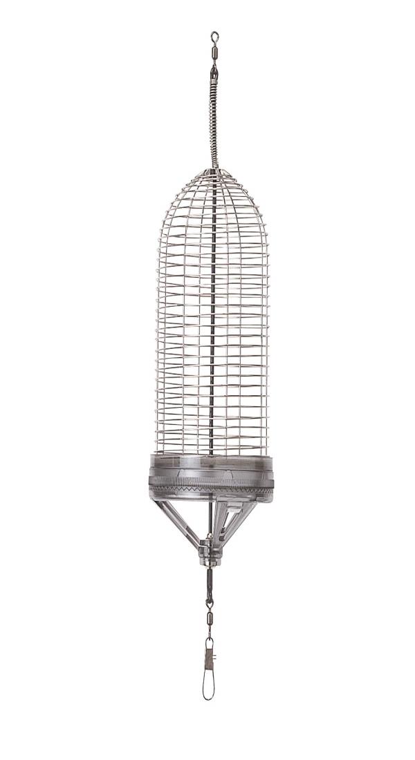 第一精工 コマセカゴ Wキャップ 80-M 04165 ブラック 80mm×160mm