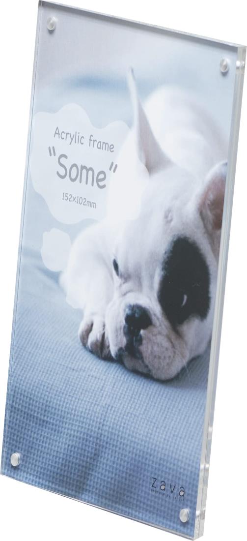 万丈 フォトフレーム Acrylic Frame Some ポスト判 448222 ク リア