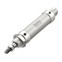 Heschen 空気圧スリムエアシリンダー、MAL 16-25、M5ポート、16mmボア、25mmストローク、複動式