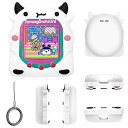 For Tamagotchi Uni (2023) ケース シリコン たまごっちユニ用ケース【YCJDP】かわいい 防水防塵 軽量 耐衝撃性 無臭で 耐久性 ソフト たまごっち Tamagotchi Uni 用 シリコン 保護カバー (かわいい乳牛)